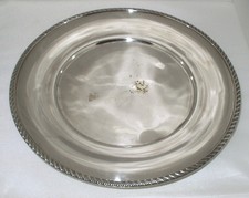 c1880! Piatto da portata antipasto vittoriano con bordo a pergamena di James Deakin