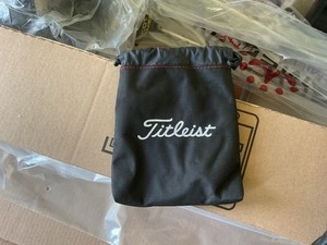 Sac Titleist Aspire Caddy TB23ACBA-10 blanc/noir 9 cuir PU