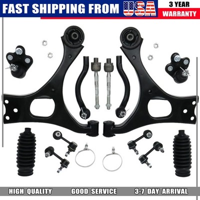 For Honda Civic 2006-2011 Front Lower Control Arms Ball Joint Sway Bars Tie Rods