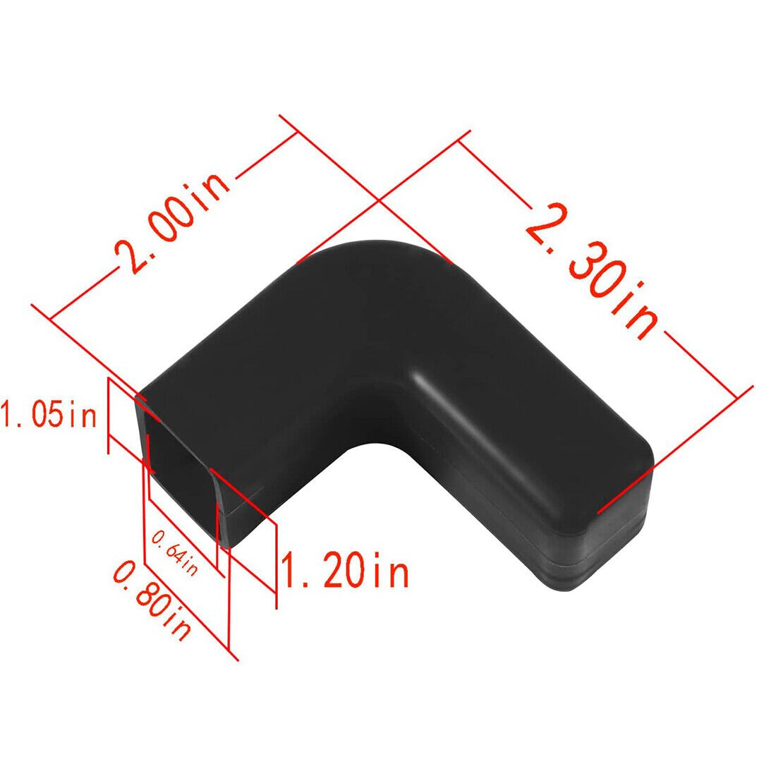 2pcs Black Front Bumper Tow Hook Cover Trim for Jeep Wrangler JK JL JT 2007-2023 thumbnail 8