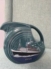 HLCCA Juice Pitcher, Fiesta 1934 Transoceanic Travel, Teal, 2002