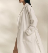 The White Company Organic Cotton Waffle Double Faced Robe XSmall New