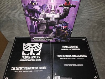 Transformers Dramatic Capture Nemesis Bridge Soundwave Megatron Shockwave