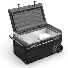 ALPICOOL 12V COOLBOX 76L 12V WHEELED COMPRESSOR PORTABLE FRIDGE FREEZER COOL BOX