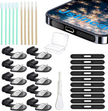  10-Pack  USB C Dust Plug, Phone Accessories for Iphone 15 16 17/15 16 Plus/15