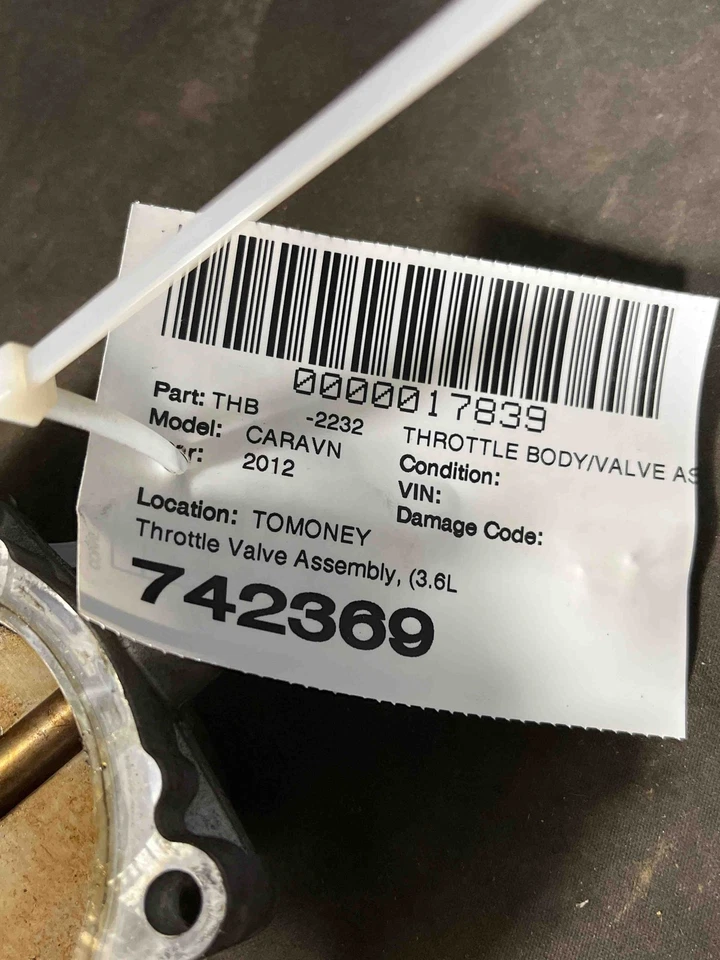 Fits 2011-2023 Dodge Caravan Throttle Body/Valve Assembly OEM:5184349AF - Imagem 4 de 4