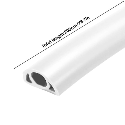 Cord Hider Floor Self-Adhesive Extension Cord Cover Cable Management For Homes - 第 5/37 張圖片