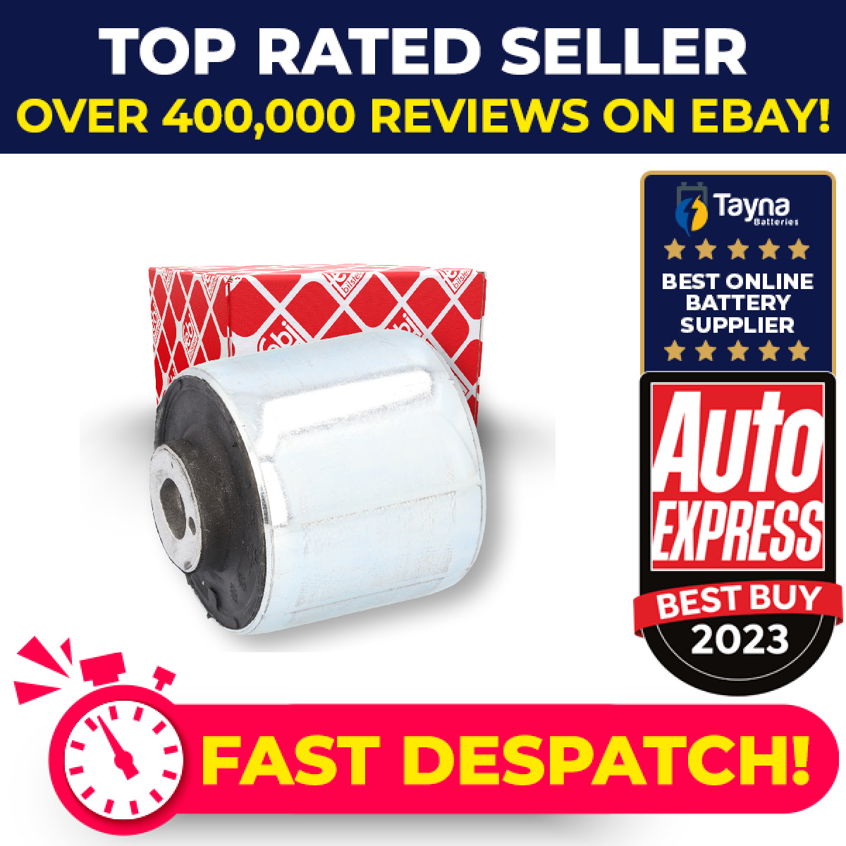 Wishbone / Control / Trailing Arm Bush fits MERCEDES C180 Front Lower 2000 on