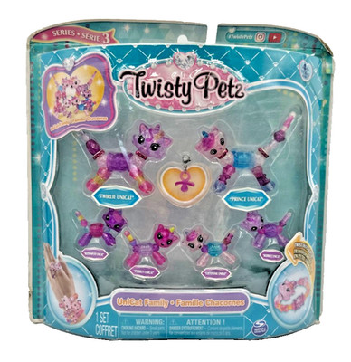 Twisty Petz Unicat Family Set  Unicat Kids Jewelry Toy