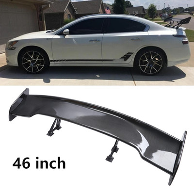 47'' Fiber Rear Trunk Spoiler Wing Adjustable GT-Style For Toyota Corolla Se