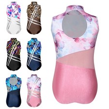 Girls Bodysuit Daily Leotards Cheerleading Jumpsuit Exams Dancewear Unitards