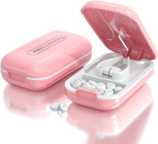 Small Pill Cutter, Pill Cutter Splitter for Small and Tiny Pills, Portable Prett