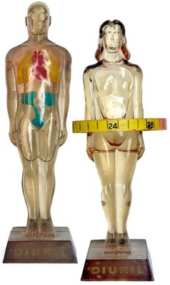 VINTAGE 1958 HYDRO DIURIL MERCK SHARP DOHME Pharmaceutical Advertising Figures