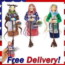 Kitchen Witch Doll, Vintage Cooking Doll, Festive Handmade Decor USA