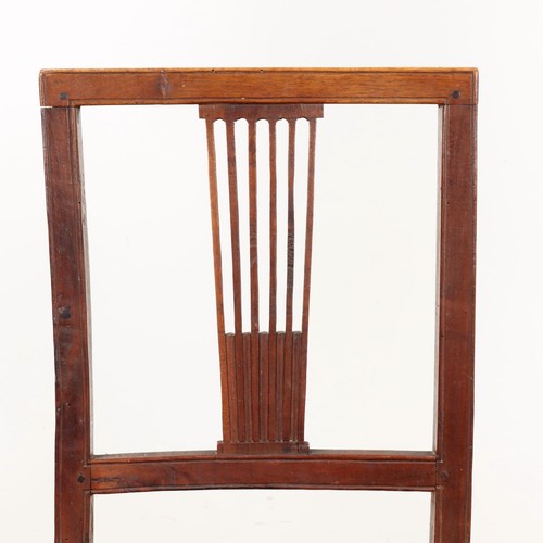 Chaises Directoire Anciennes Noyer Restaurations XIXe Siècle Originales - Photo 3/9
