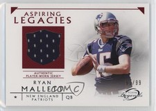 2011 Topps Gridiron Legends Aspiring Legacies Relics Red /99 Ryan Mallett 17hq
