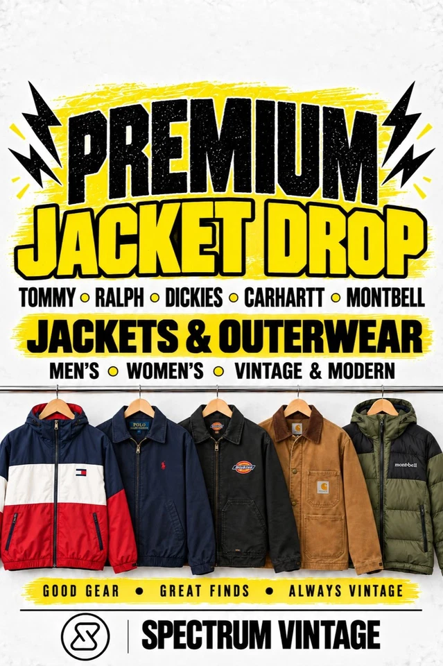 🧥 PREMIUM JACKET DROP | £2  Starts - Tommy Ralph Dickies Carhartt Montbell