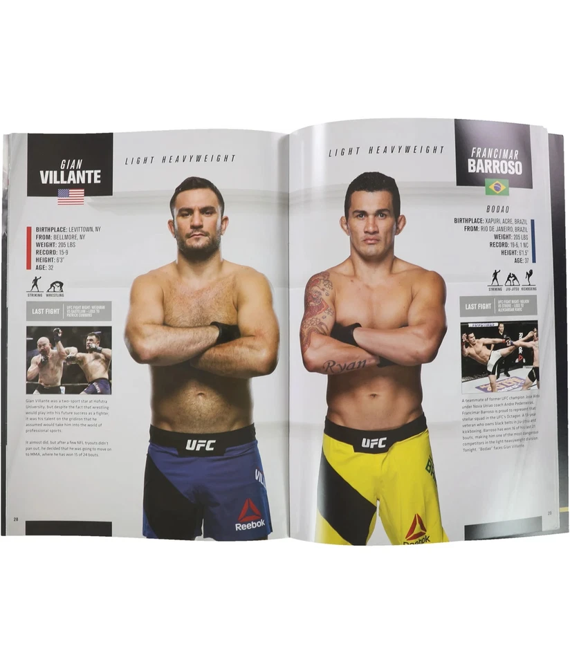 UFC Unisex 220 Miocic vs Ngannou Official Program, Blue, One Size - Image 3 of 4