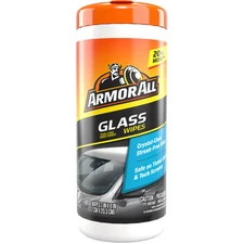 Armor All Glass Wipes 30 Count Ammonia Free Streak Free Auto Surface Cleaner
