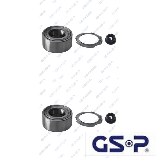 2X Radlagersatz GSP GK3648 2 Radlager Satz Links Rechts Vorderachse Vorne-image