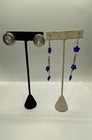 Sterling Silver Quartz Assorted Earrings Bundle 2pcs. 12.8g — photo 1