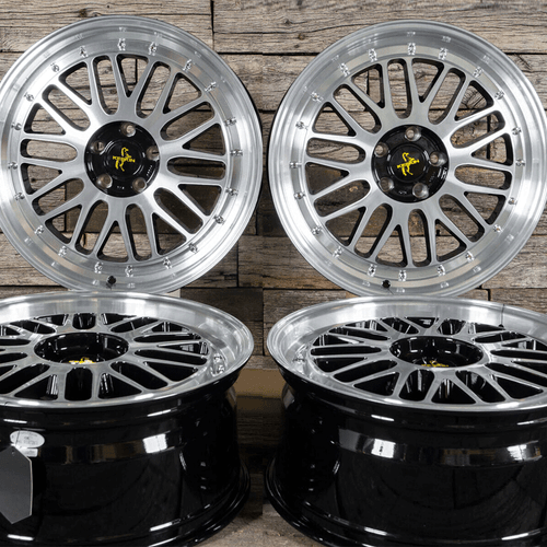 19 Zoll K2 Stufentiefbett Alufelgen 8,5x19 5x108 ET45 schwarz poliert für Ford - Bild 6 von 8