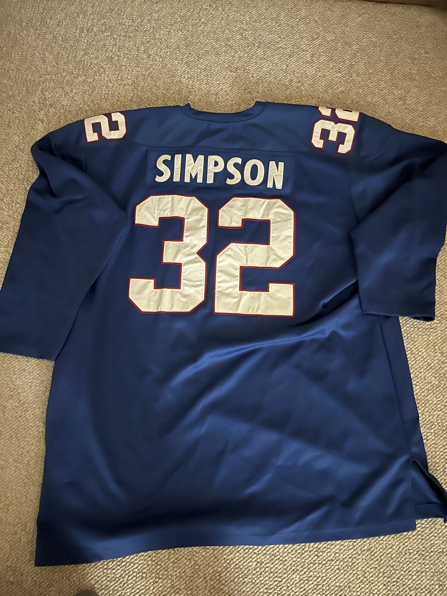 OJ Simpson Buffalo Bills Mitchell And Ness Jersey Size 58
