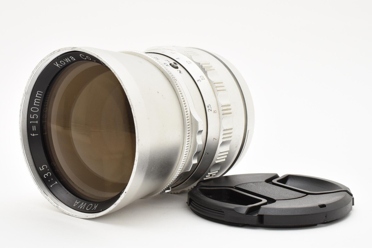 コーワ　KOWA 150mm F3.5 KOWA Six 150mm f/3.5 Telephoto Lens Silver [ Near MINT