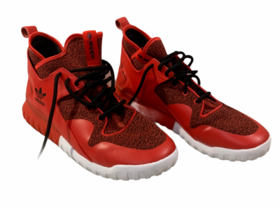 Adidas Tubular X Lace Up Red/Black Men's Size Worn Once