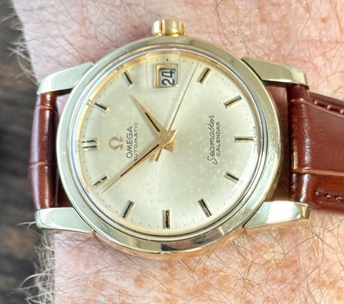 Omega Seamaster Calendar Automatic Vintage Men's Watch 1959, Serviced + Warranty - Picture 3 of 12