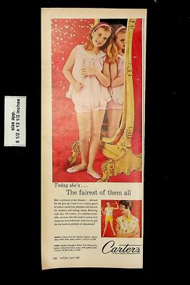 1959 Carter's Clothing for Girls Vintage Print Ad 21539