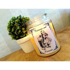 Alice in Wonderland Candle Large Bell Perfect For Fairytale Themed Weddings and 