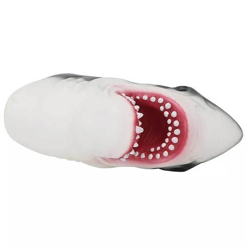 Handmade Stretchy Shark-Head Shark Hand Puppet Soft Animal Gloves Baby Kids Toys - Picture 11 of 15