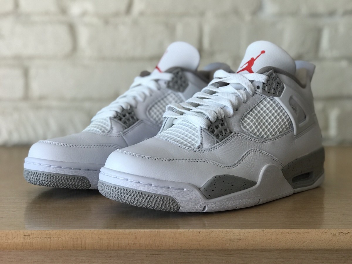 【新品】NIKE AIR JORDAN 4 RETRO CT8527-100 Nike Air Jordan 4 Retro Tech White Oreo Bred 2021 CT8527-100
