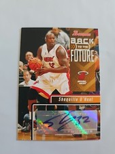 SHAQUILLE O'NEAL 2005-06 Bowman Back to the Future SP HOF Autograph Card
