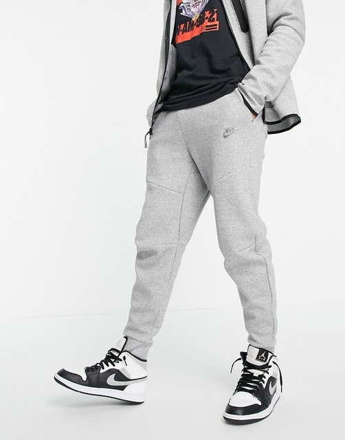 nike tech fleece joggers heather
