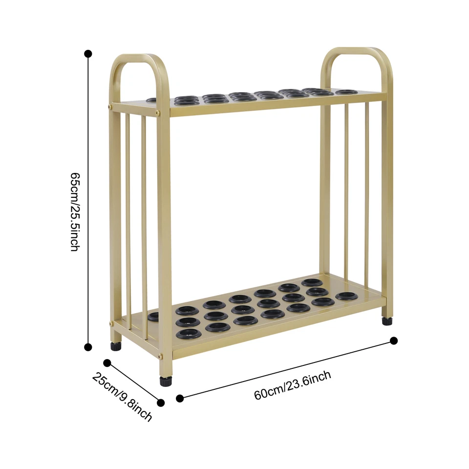 Soporte para tacos de billar de 20 orificios organizador de metal con soporte para tacos de billar Foto 4 de 4