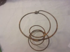 12 Rusty Vintage  hourglass Bed Springs Primitive . Crafts. Rustic.