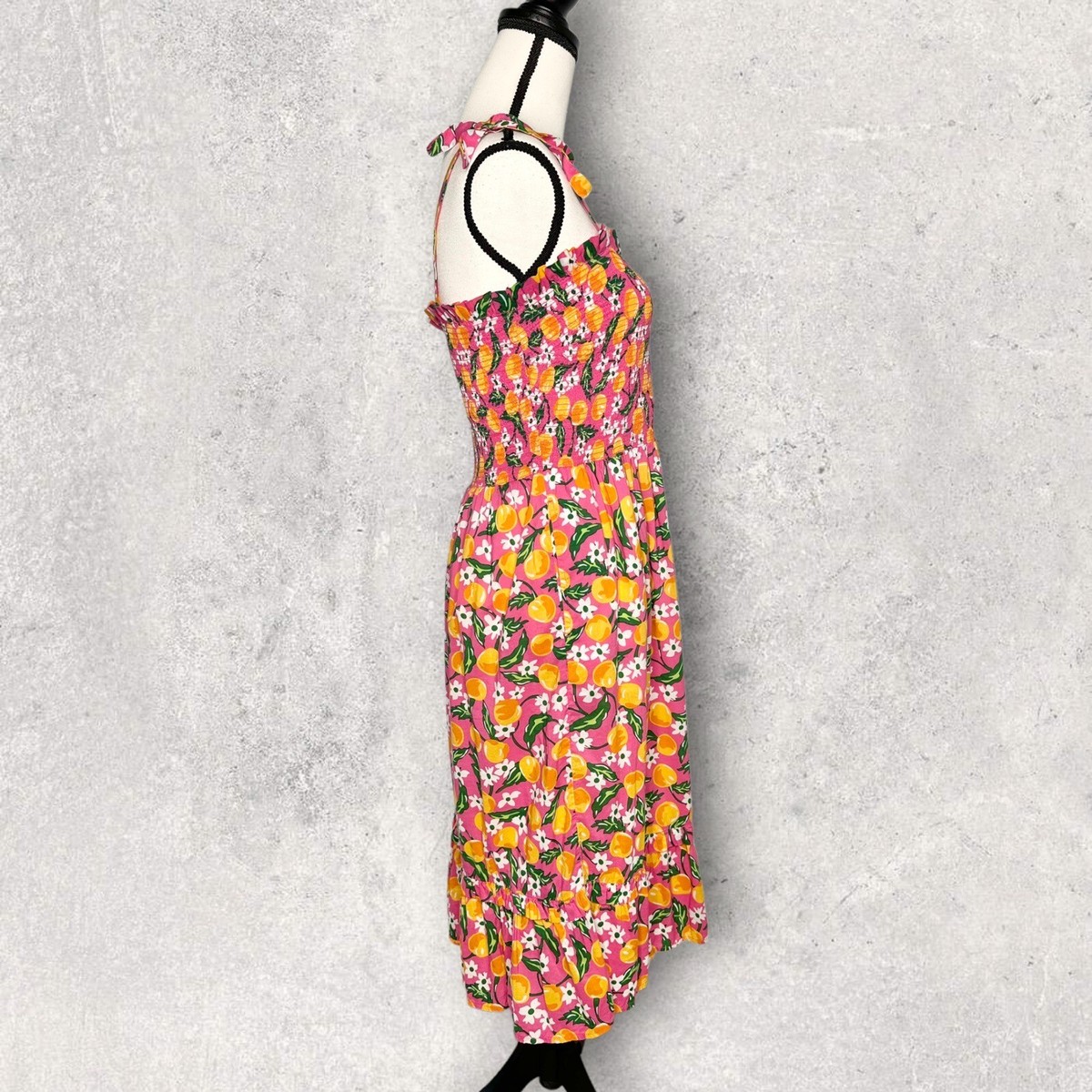 draper james orange blossom dress Hollie Midi Dress in Floral Poppy | Color - Red / XL