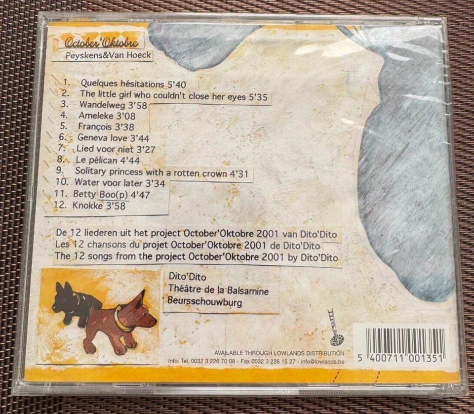 CD - PEYSKENS & VAN HOECK - OCTOBRE ' OKTOBRE - NEU & OVP - Bild 2 von 2