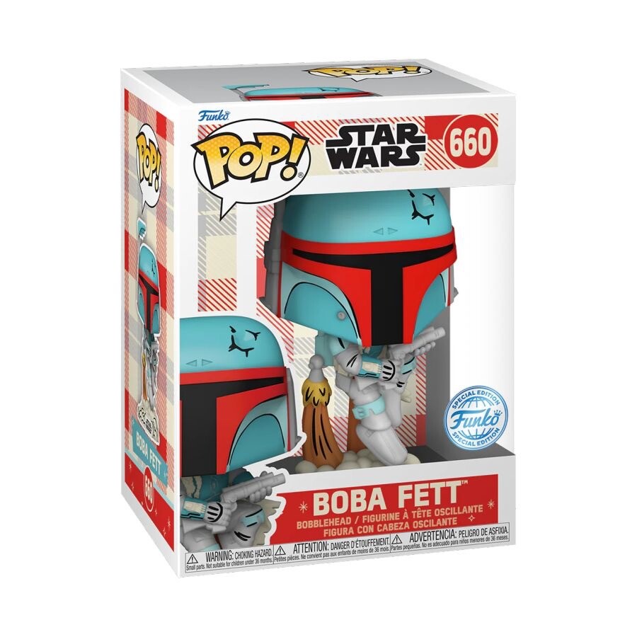 Boba Fett Retro Reimagined Funko Pop Vinyl Exclusive #660 Star