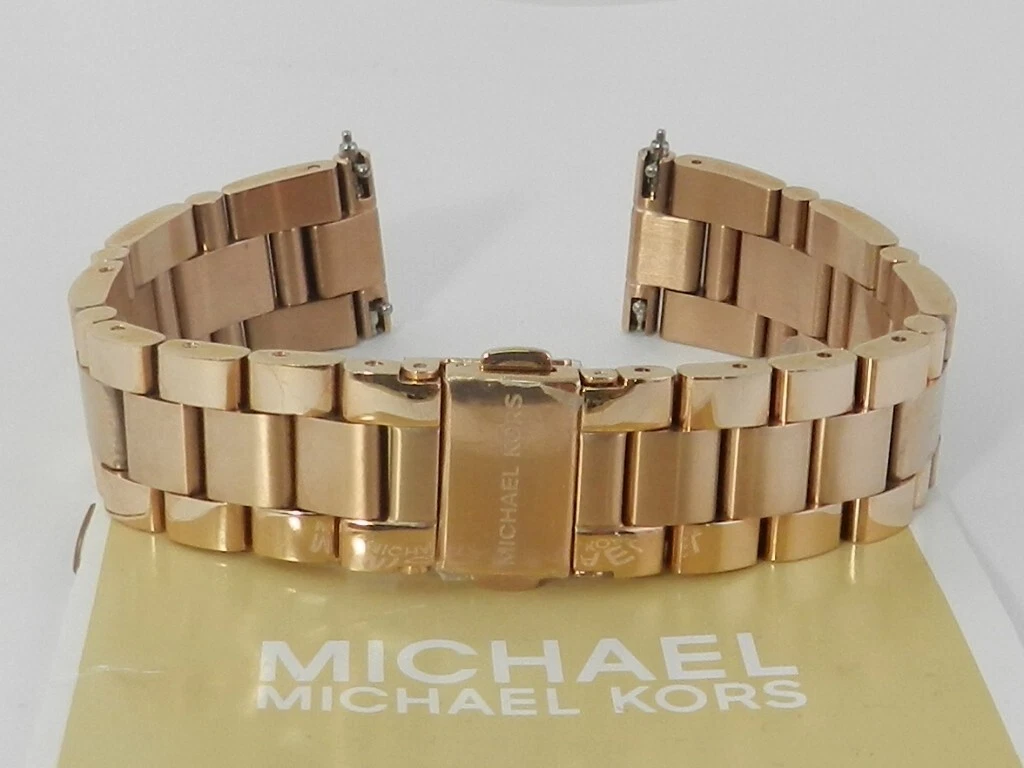 MICHAEL KORS Slim Sofie Rose Gold Tone Stainless Steel Strap
