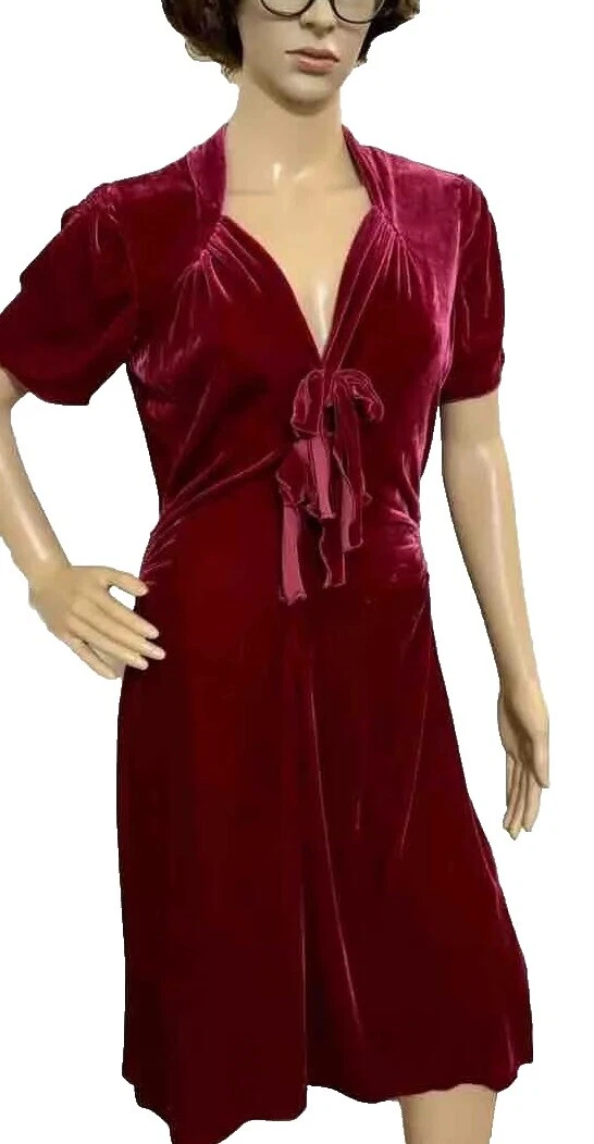 Ropa Vintage de tamaño regular de terciopelo Aleta para Mujeres