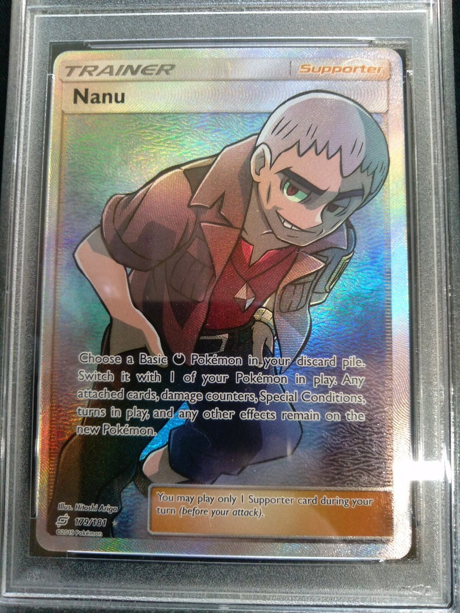 Graded PSA 8 2019 Pokemon Sun & Moon NANU #179 Team Up NM - MT | eBay