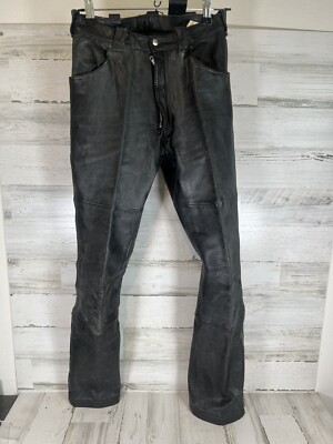Vintage ECHTES LEDER FUTTER GENUINE LEATHER Ridding Pants size 44