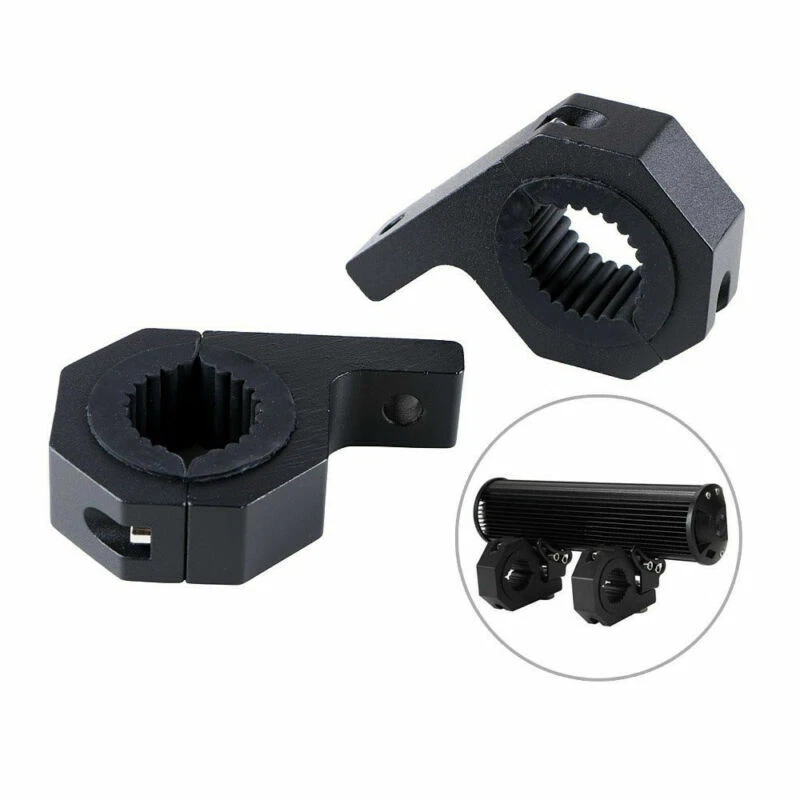 Кронштейны для крепления противотуманных фар рабочие для внедорожников 1,5 дюйма 2 дюйма трубка бампера бычья штанга 2 шт. - Изображение 2 из 4