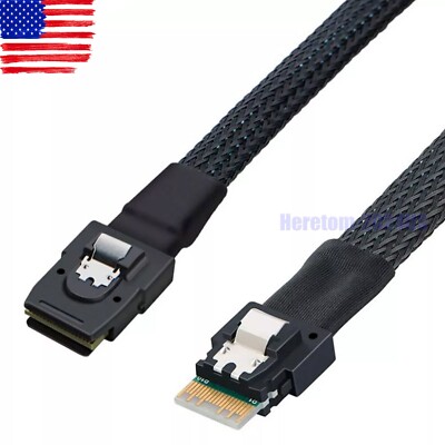 Mini SAS SFF-8087 to SLIM SAS SFF-8654 4I High-Speed Server Connection Cable