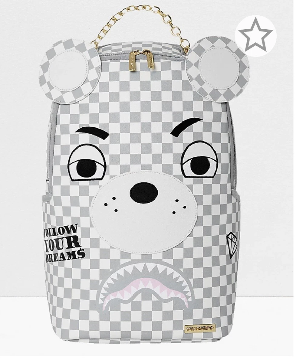 White top sprayground backpack