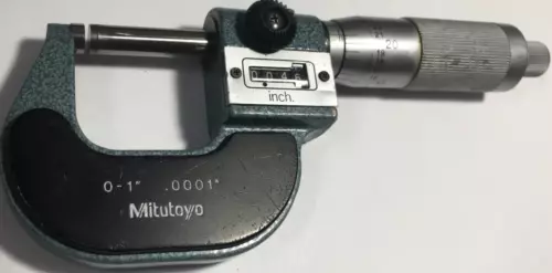 Mitutoyo 193-211 Rolling Digital Outside Micrometer, 0-1" Range, .0001"