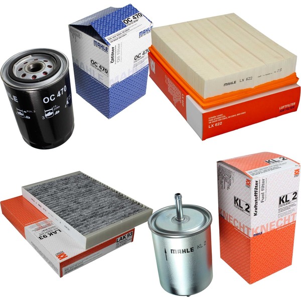 Mahle Kraftstofffilter KL 2 Innenraum LAK 93 Luftfilter LX 448 ÖLfilter OC 470-image
